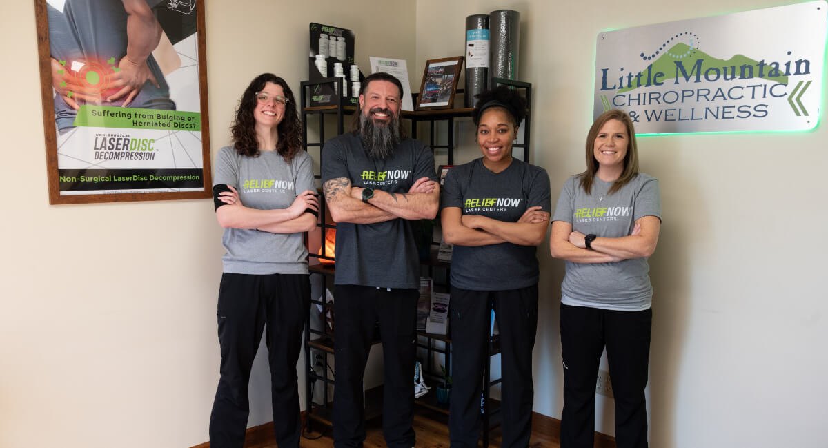 The Little Mountain team in the clinic